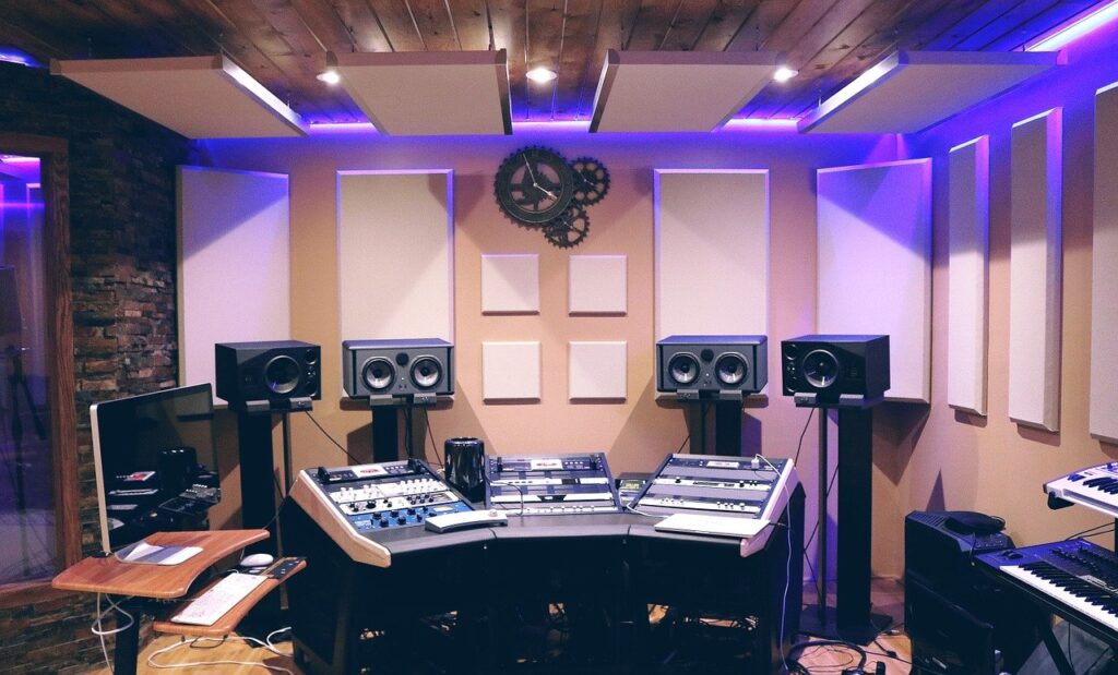 music, studio, music studio